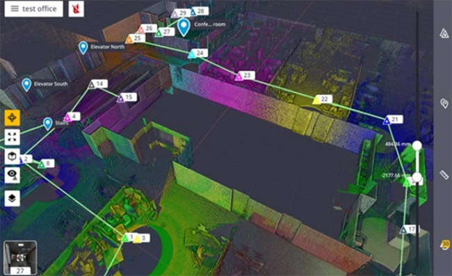 Công nghệ scan 3D laser trong xây dựng giúp thu thập dữ liệu có độ chính xác cao.