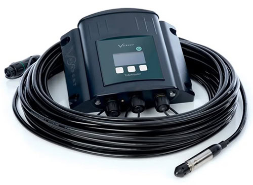 Thiết bị đo mực nước tự ghi Valeport Tidemaster sử dụng cảm biến áp suất.