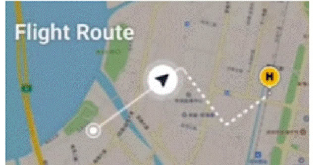 Chức năng “Flight route”.
