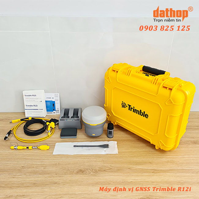 Trọn bộ máy định vị GNSS Trimble R12i.