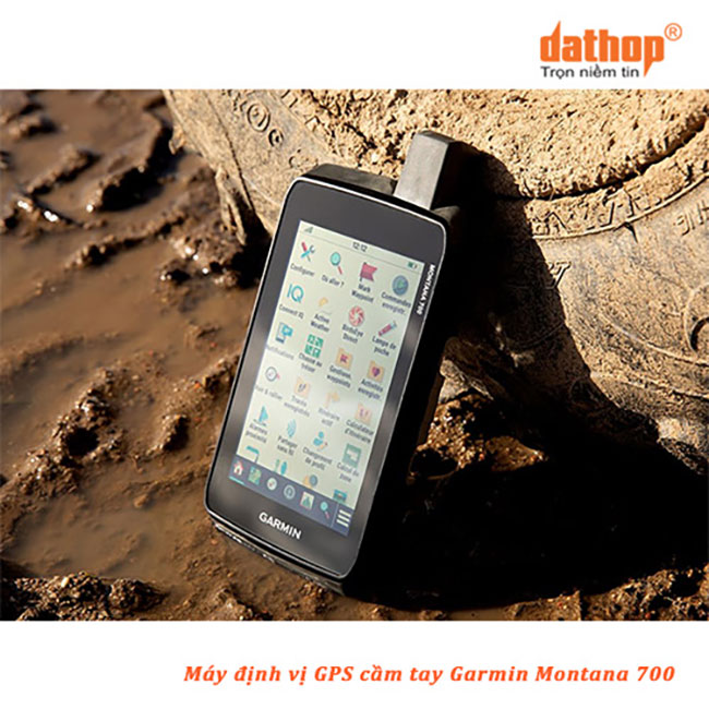 Máy định vị GPS cầm tay Montana 700, thương hiệu Garmin.