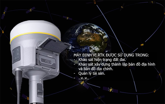 Nhu cầu sử dụng máy định vị RTK ngày càng mở rộng trong nhiều lĩnh vực khác nhau.