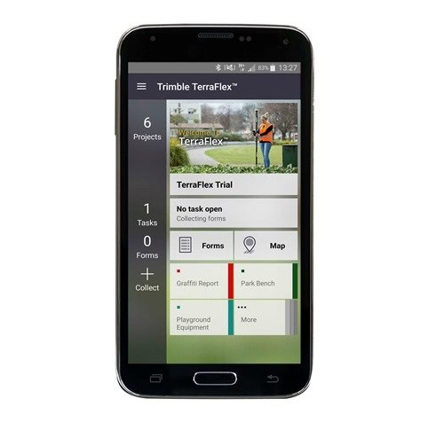 Phần mềm khảo sát và thu thập dữ liệu GIS Trimble TerraFlex 