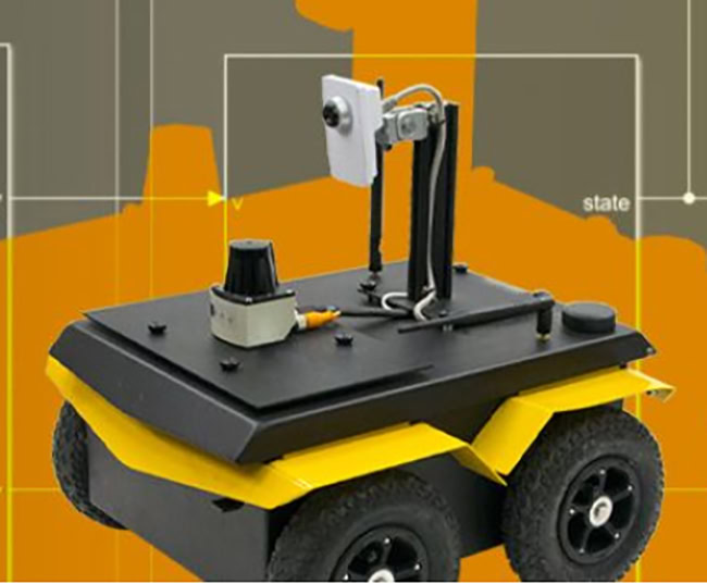 Robot tự hành trong nhà kho, bệnh viện hoặc sân bay. (Nguồn: https://www.mathworks.com)