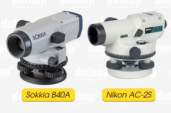 So sánh: Máy thủy bình Sokkia B40A và Nikon AC-2S