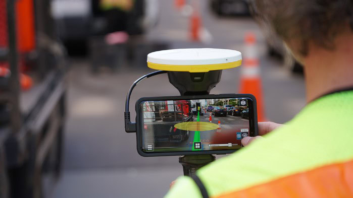 Trimble Sitevision ngoài thực địa