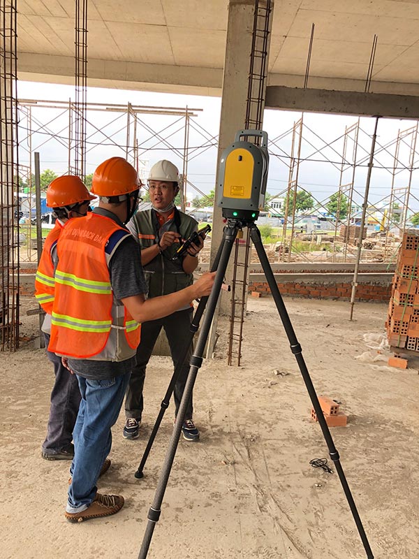 Ứng dụng của Trimble X7 trong xây dựng 