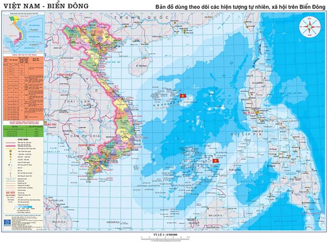 4 bước thành lập bản đồ biển