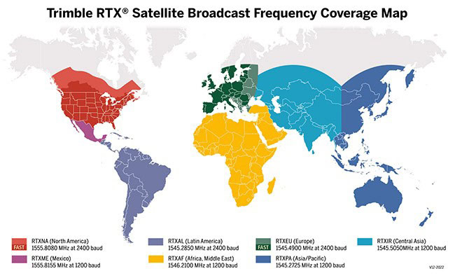 Tích hợp công nghệ RTX trong các dòng máy đo GPS RTK thế hệ mới