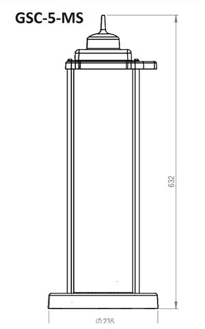 Đèn Báo Hiệu Hàng Hải GISMAN GSC-5-MS