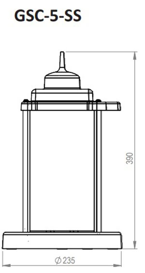 Đèn Báo Hiệu Hàng Hải GISMAN GSC-5-SS