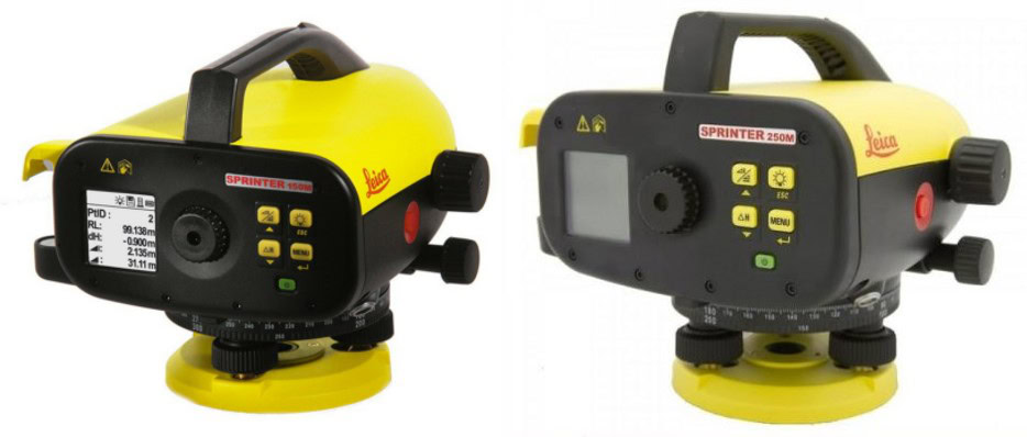 Máy thủy bình Leica Sprinter 150M và Sprinter 250M