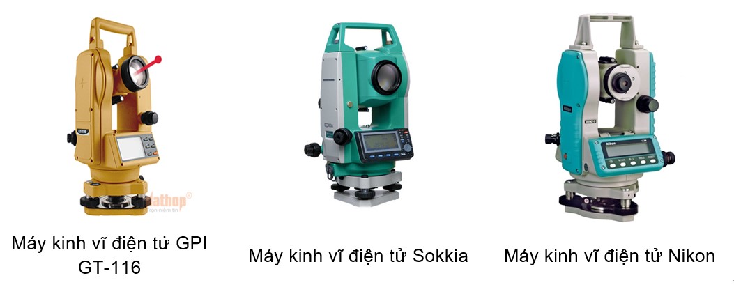 Một số loại máy kinh vĩ trên thị trường