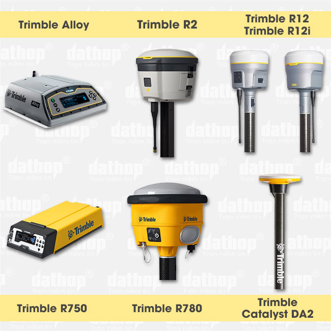 Một số thiết bị GNSS của Trimble có khả năng thu sóng RTX.