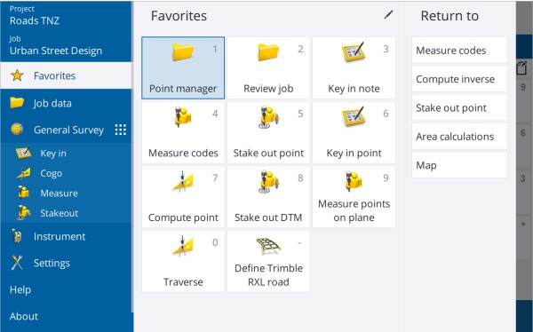 Phần mềm khảo sát Trimble Access 