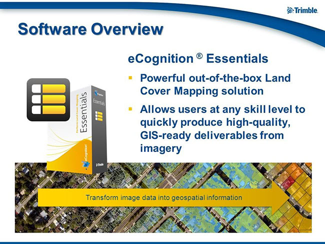 Phần mềm Trimble eCognition Essentials 