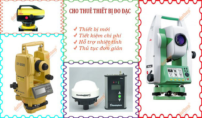 Đơn vị cho thuê máy đo đạc chất lượng cao ở TPHCM