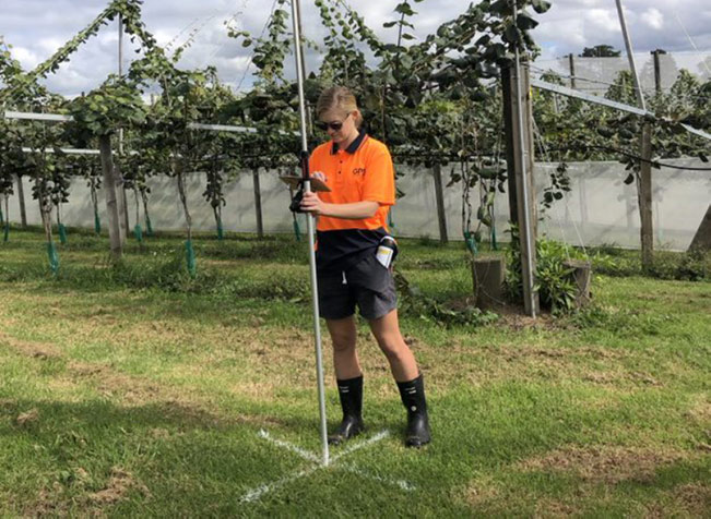 Trimble DA2 thành lập bản đồ vườn Kiwi tại New Zea Land