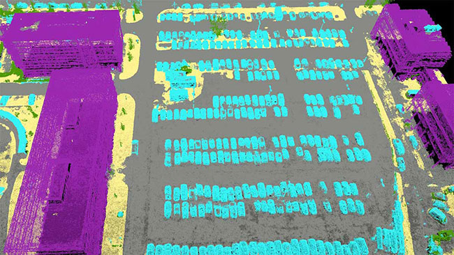 Tự động chồng lớp ảnh để tạo ra dữ liệu PointCloud.