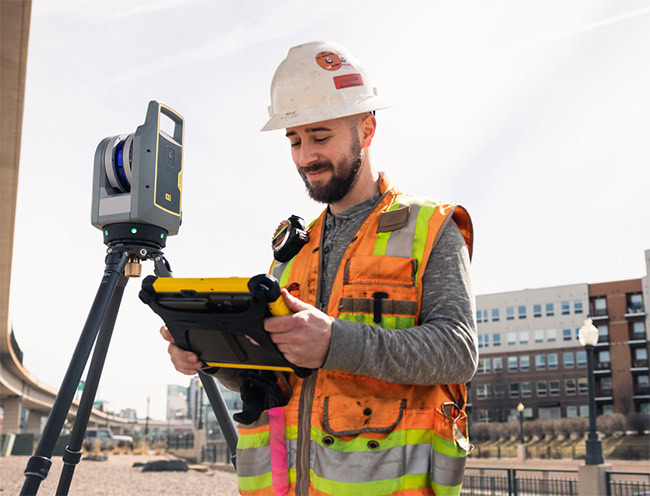 Ứng dụng Máy quét 3D laser Trimble X9 trong cơ sở hạ tầng dân dụng.