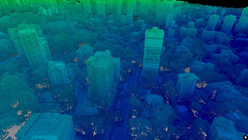 Sử dụng phần mềm xử lý ảnh UAV PIX4Dmatic để số hóa thành phố Medellín, Colombia.