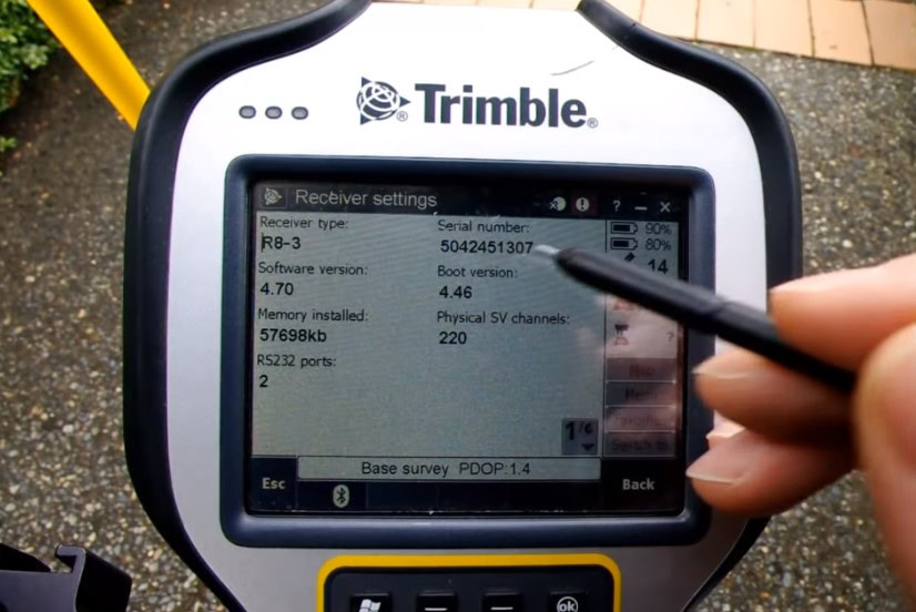 bộ điều khiển Trimble TSC3 