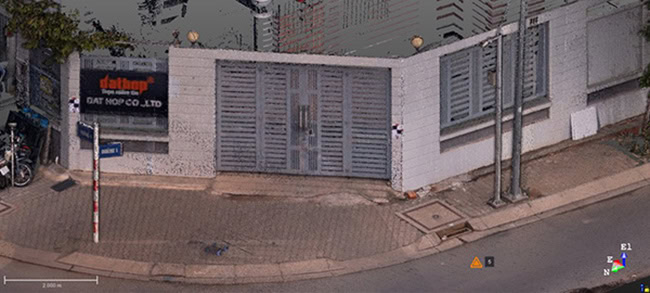 Dữ liệu Point Cloud thu thập được từ máy quét 3D.