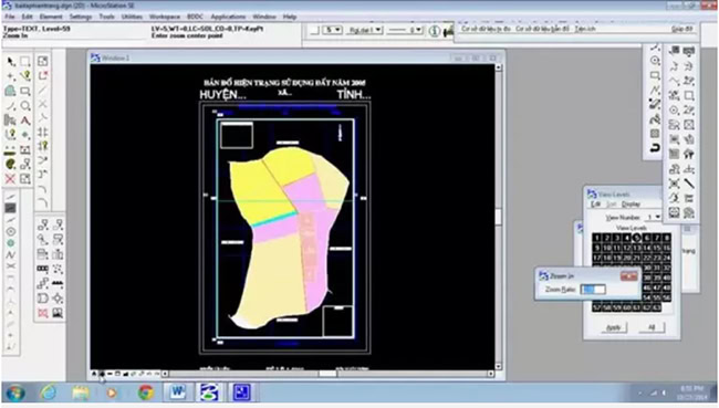 Phần mềm số hóa bản đồ địa chính Geovec