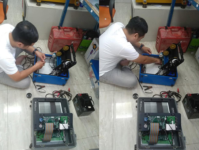 Sửa máy đo sâu Odom Hydrotrac II