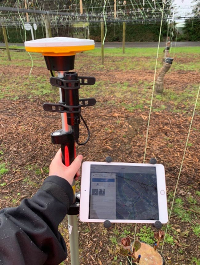 Trimble DA2 thành lập bản đồ vườn Kiwi tại New Zea Land