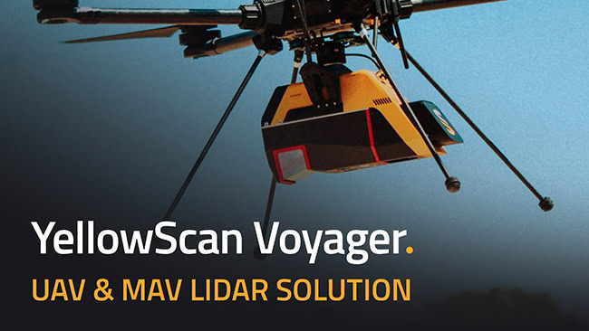 UAV LiDAR Mapping YellowScan Voyager.