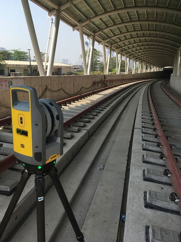 Ứng dung của Trimble X7 trong lĩnh vực cơ sở hạ tầng dân dụng