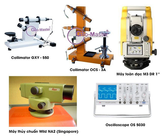 Các loại thiết bị phục vụ cho công tác Hiệu chuẩn - Sửa chữa máy đo đạc tại EKTECH.