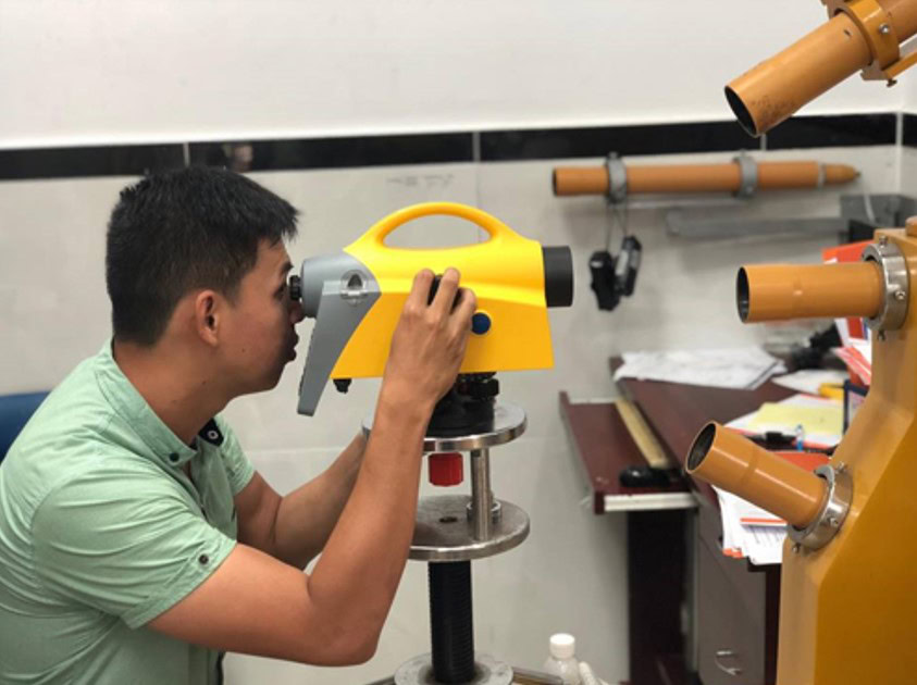 Kiểm định máy thủy bình Trimble Dini.