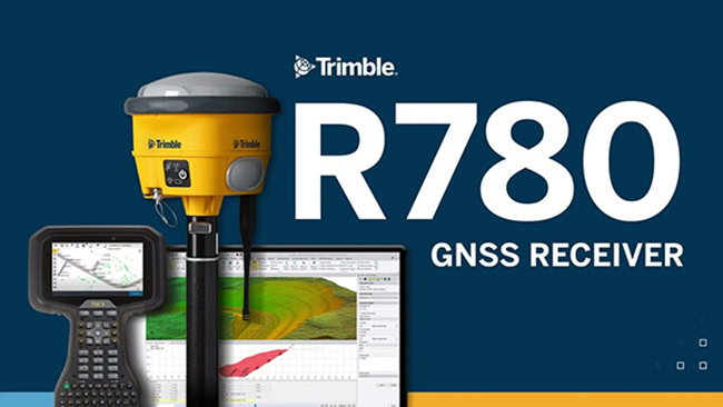 Máy định vị vệ tinh Trimble R780 được trang bị cảm biến IMU.