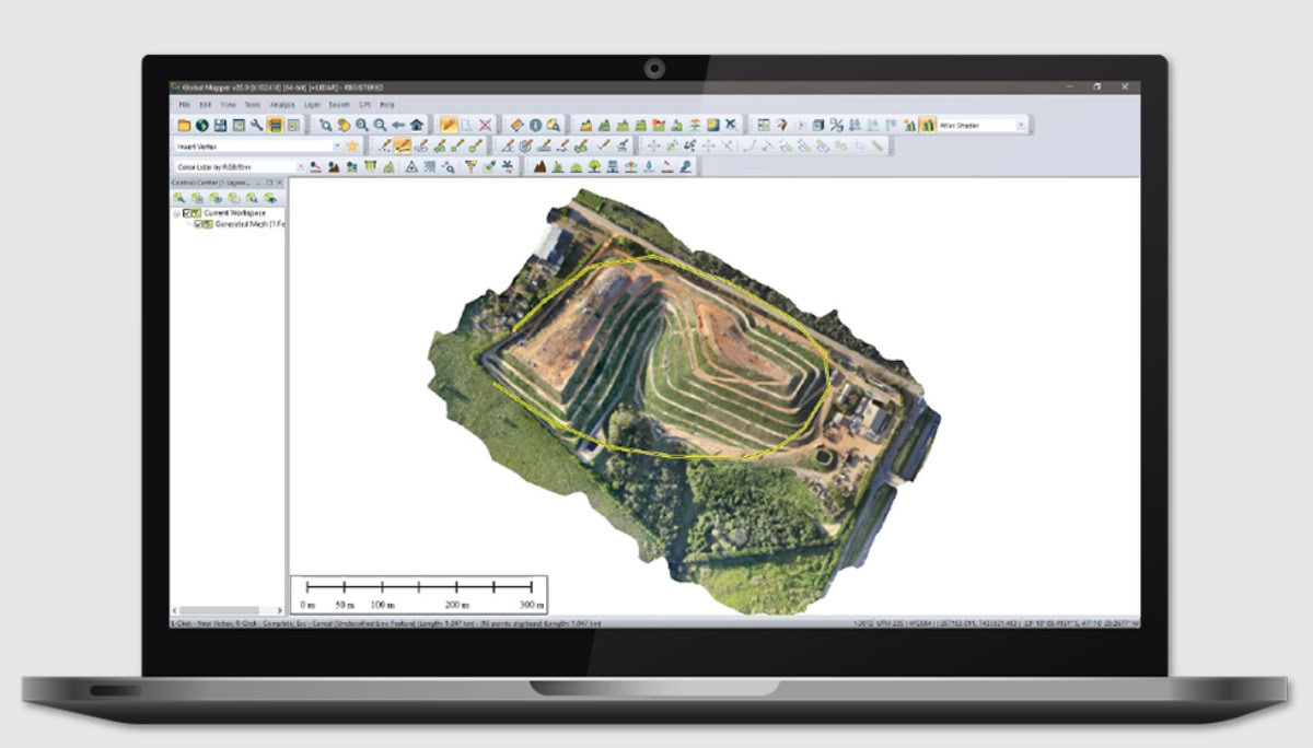 Phần mềm phân tích dữ liệu GIS Global Mapper