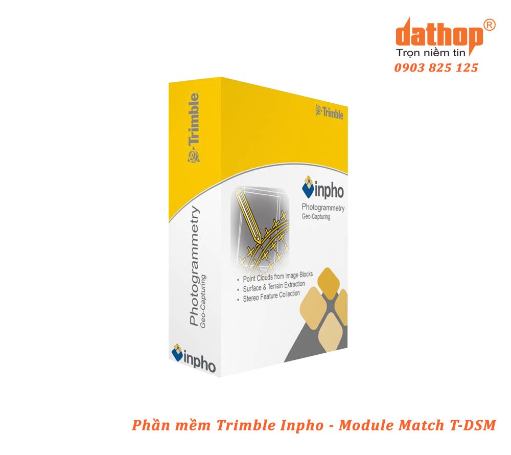 Phần mềm xử lý ảnh Trimble Inpho 