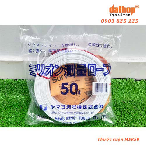 Thước cuộn 50m hãng Yamayo: Ưu điểm và cách chọn loại thước phù hợp