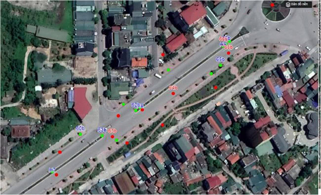 Ứng dụng bản đồ số giúp hệ thống giao thông đường bộ được thể hiện chi tiết.