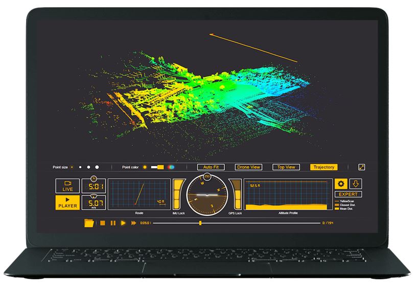 Phần mềm YellowScan LiveStation