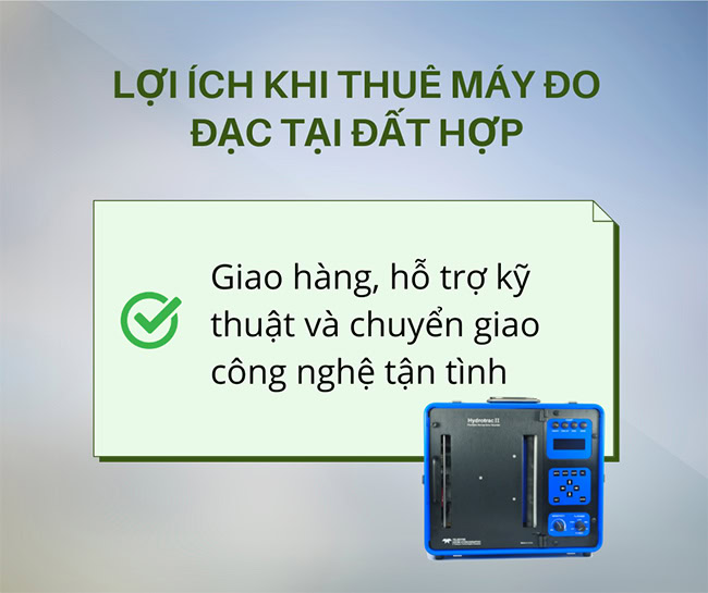 Cho thuê máy đo đạc uy tín - 6 lợi ích dành cho bạn