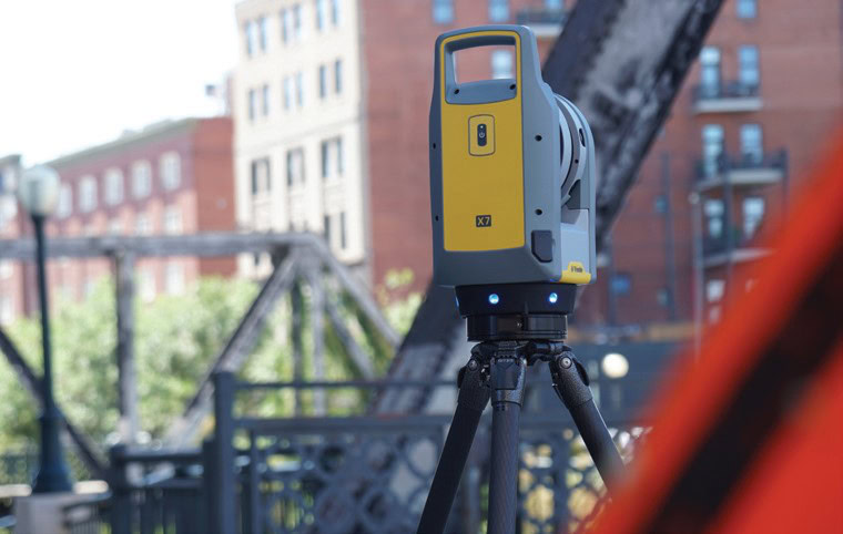 Trimble X7 với công trình tiện ích