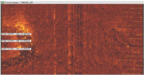 Ứng dụng Sonar quét sườn trong điều tra địa chất, khoáng sản biển