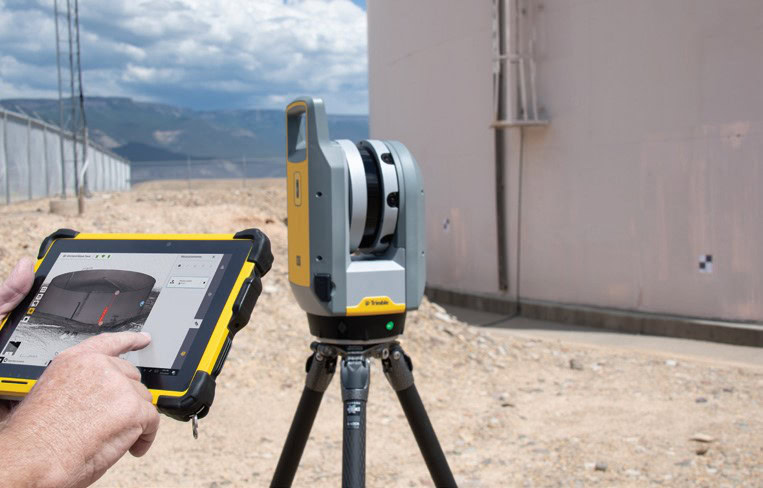 Trimble X7 quét bồn chứa khí hóa lỏng