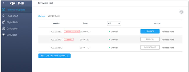 Hướng dẫn update Firmware trên Phantom 4 RTK