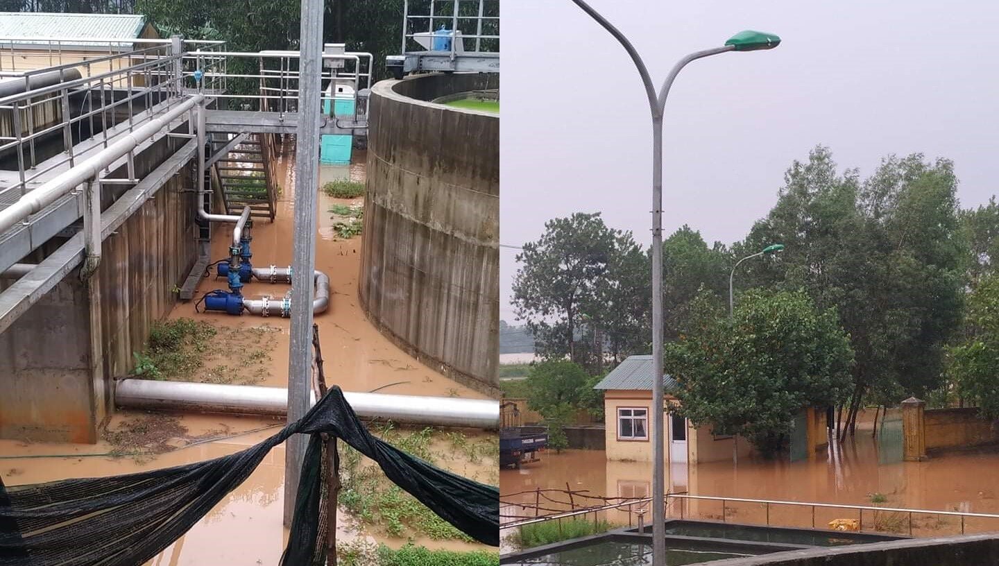 hỗ trợ phục hồi hệ thống xử lý nước thải sau bão