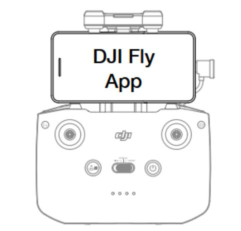 Khởi chạy ứng dụng DJI Fly