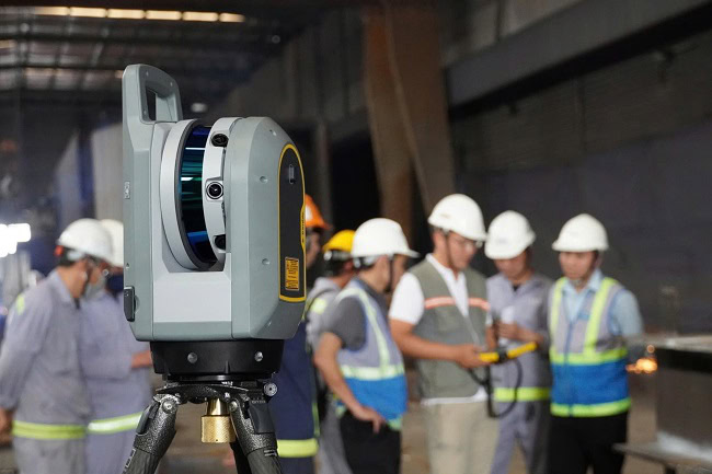 EKTECH chuyển giao Giải pháp quét 3D laser cho ATAD để phân tích, đánh giá kết cấu thép trong thi công so với thiết kế