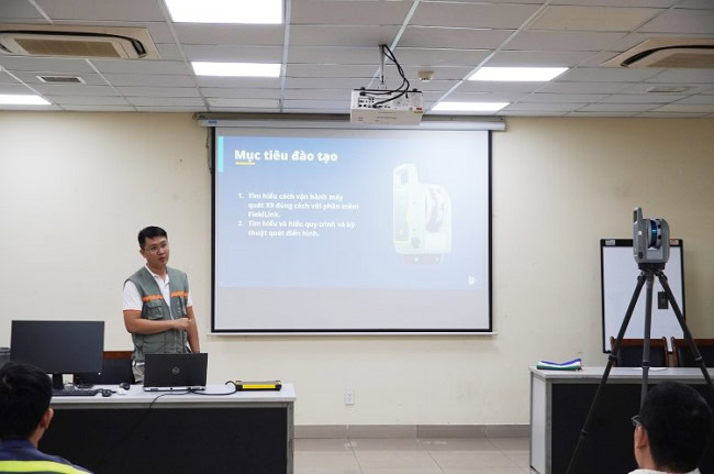 EKTECH chuyển giao Giải pháp quét 3D laser cho ATAD để phân tích, đánh giá kết cấu thép trong thi công so với thiết kế