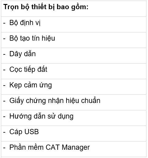 may do cap ngam CAT4